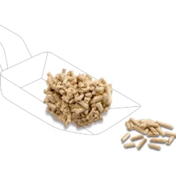 Litière végétale non-agglomérante pour chat, oiseau et rongeur Cat’s Best Universal 20 L - 11 kg