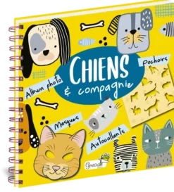 Livre "Chiens & compagnie - arts & pochoirs" aux Éditions Grenouille