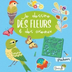 Livre "Je dessine des fleurs et des oiseaux" aux Éditions Grenouille