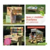 Livre " jeux et mobilier d’enfants en palettes " aux Éditions Terre vivante