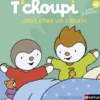 Livre pour enfants T'choupi dort chez un copain Collection éditions Nathan