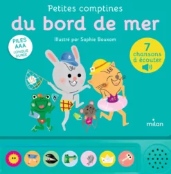 Livre sonore "Petites comptines du bord de mer" aux Éditions Milan