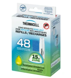 Lot de 3 plaquettes de recharges repulsives 48h Thermacell - 10,3 x 4,2 x 14 cm
