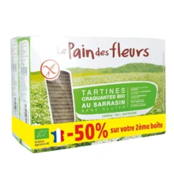 Lot de tartines craquantes sarrasin Pain des fleurs - 2 x 300 g