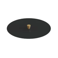 L'Étouffoir noir en acier OYAT - Ø 47 cm