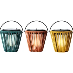 Luminaire solaire de balcon - Ø 14 x H 15 cm