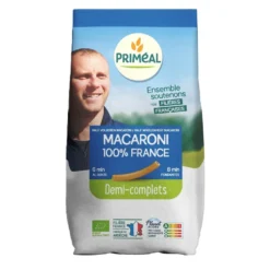 Macaronis demi complets 500 g PRIMEAL