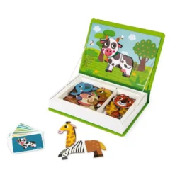 Magnetibook vert Animaux– 3 à 8 ans