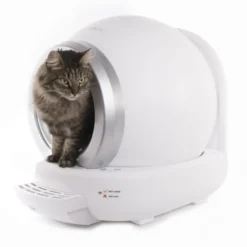Maison de toilette automatique pour chat coloris blanc Martin Sellier - 65 litres