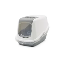 Maison de Toilette Nestor Savic Blanc/Gris 56x39x38,5 cm