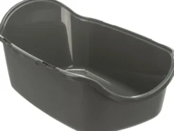 Maison de toilette pour chat coloris gris et vert avec couvercle recyclé Trixie Vico - 40 x 40 x 56 cm