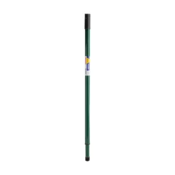 Manche télescopique pour balai vert en métal 75-130 cm