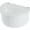 Mangeoire anti-gaspillage pour les oiseaux en plastique coloris blanc Zolux - 7 x 6 x 4,3 cm
