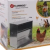 Mangeoire automatique coloris gris Timo L Flamingo - 50 x 42,5 x 50 cm