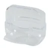 Mangeoire avec un perchoir pour les oiseaux en plastique coloris transparent Zolux – 8 x 7,5 x 7,5 cm
