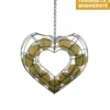 Mangeoire valentine pour boules de graisse en métal