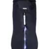 Manteau imperméable pour chien coloris noir Wouapy LED - Taille 44