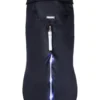 Manteau imperméable pour chien coloris noir Wouapy LED - Taille 60