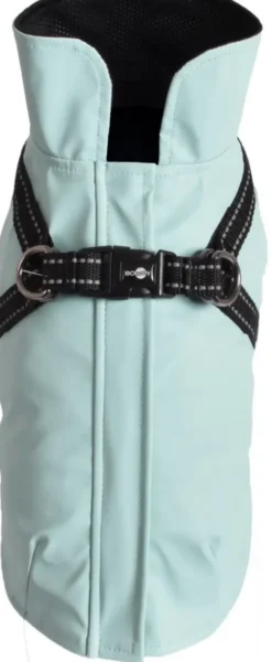 Manteau pour chien en néoprène coloris bleu harnais intégré Bobby Tom - taille 60XL
