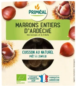 Marrons entiers cuits sous-vide 200 g PRIMEAL