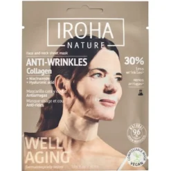 Masque visage et cou au collagène Iroha Nature
