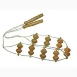 Masseur pour le dos coloris beige en bois