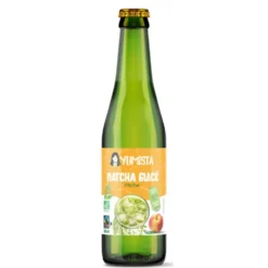 Matcha glacé pêche bio Yumista - 33 cl