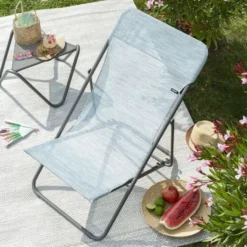 Maxi transat bleu 62 x 83 x 94 cm