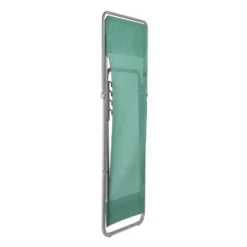 Maxi transat en tube acier et toile Batyline vert chlorophylle Lafuma - 62 x 83 x 94 cm