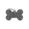 Médaille bronx grand os pour chien décoration pyramides en métal