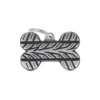 Médaille bronx grand os pour chien décoration pneu en métal