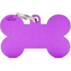 Médaille en aluminium violet MyFamily Basic grand os