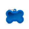 Médaille hushtag os bleu en aluminium