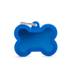 Médaille hushtag os bleu en aluminium