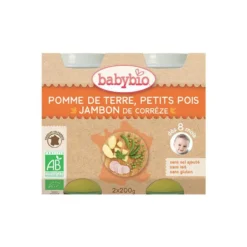 Menu du jour légumes et jambon Babybio 2 x 200 g