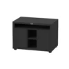 Meuble cuisson XL noir Le Marquier - L 110 x P 70 x H 79 cm