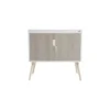 Meuble support pour cage Nevo ou Neo 80 mélaminé zebrano 78x50x77 cm