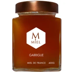 Miel de garrigue dans un pot en verre Hexagone - 400 g