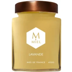 Miel de lavande dans un pot en verre Hexagone - 400 g