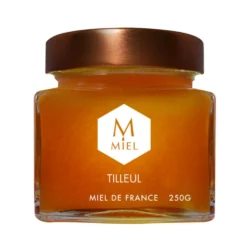 Miel de tilleul dans un pot en verre Hexagone - 250 g