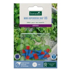 5 mini asperseurs 360° botanic® - Arrosage goutte à goutte