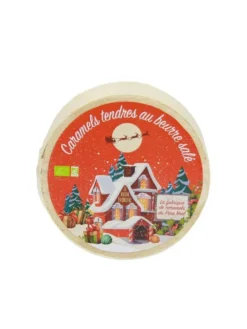 Mini boite bois caramel de Noël bio Maison Armorine - 40 g