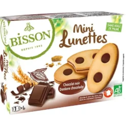 Mini lunettes chocolat bio en paquet de 175 g