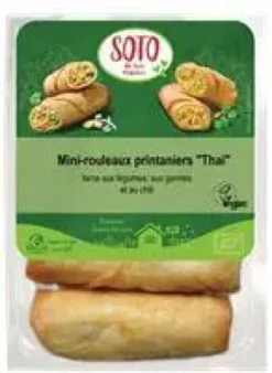 Mini rouleaux printaniers bio Thai Soto - 4 x 50 g