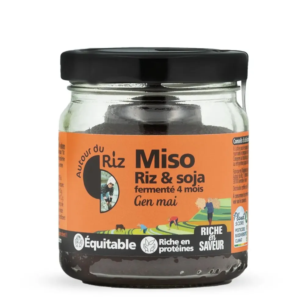 Miso de riz complet pasteurisé Gen mai bio La compagnie du riz - 200 g