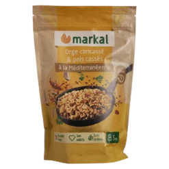 Mix à la méditerranéenne orge concassé et pois cassés bio Markal - 350 g