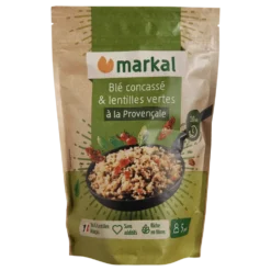 Mix à la provençale blé concassé et lentilles vertes bio Markal - 350 g