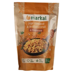 Mix à l’indienne orge concassé et lentilles corail bio Markal - 350 g