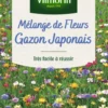 Mélange de fleurs Gazon Japonais Vilmorin - graines à semer pour 4 m² de surface