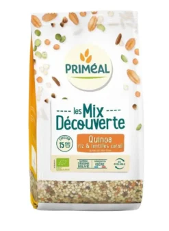 Mélange gourmand quinoa, riz, lentilles corail bio Primeal - 400 g